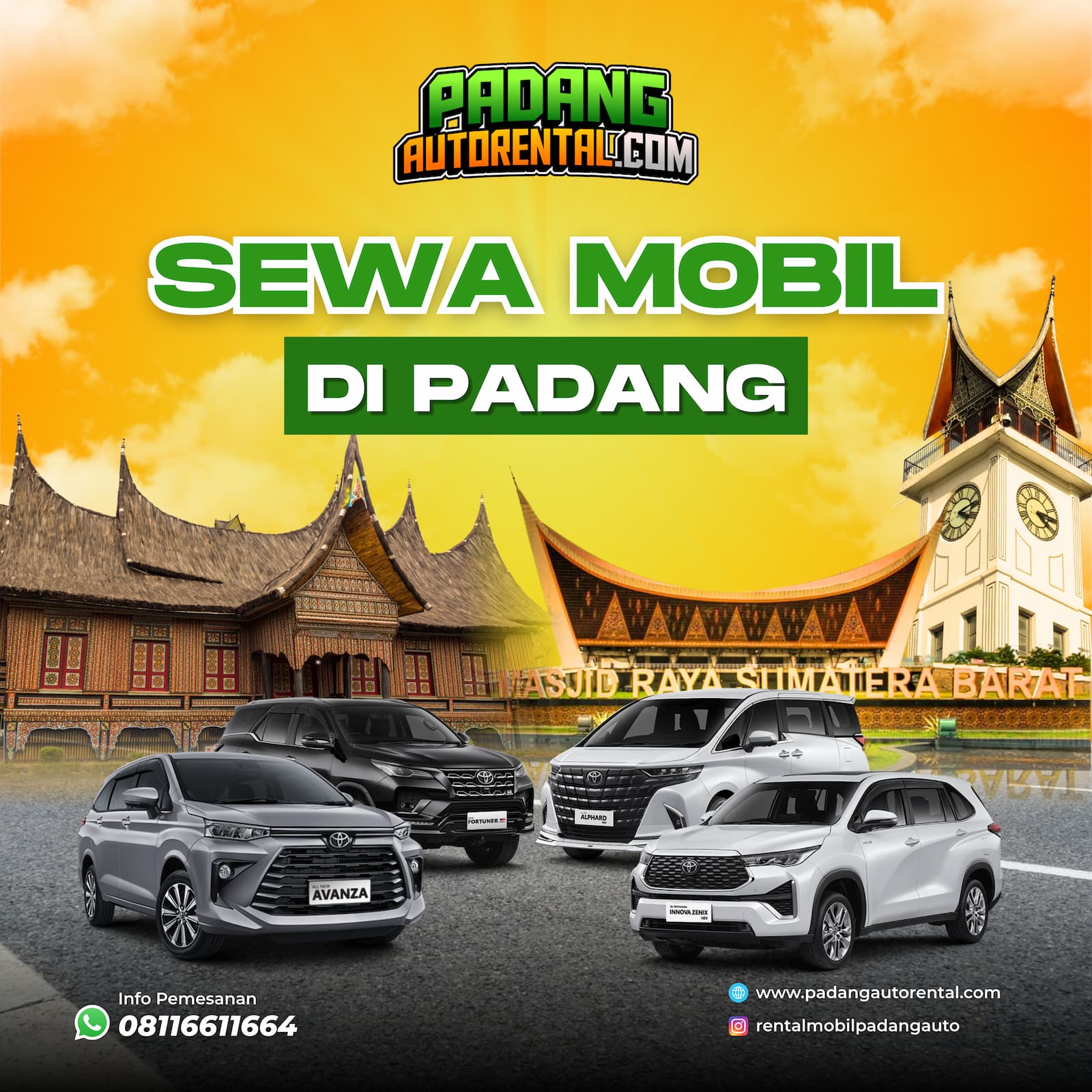 Rental Mobil Padang - Armada Terbaik